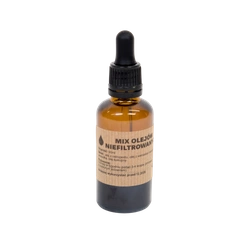 50ml mix olejów do posiłków dla szynszyli i koszatniczek (z konopi, lnu, ostropestu i wiesiołka)