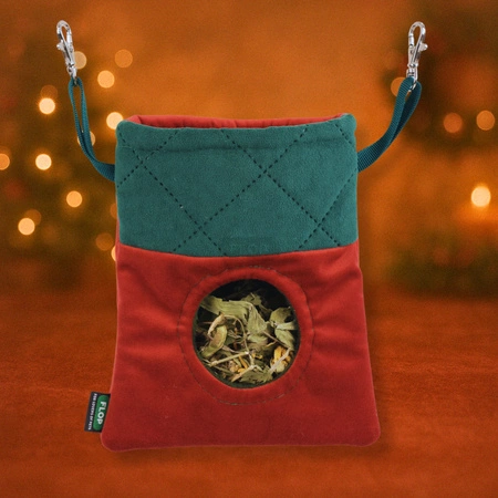 Mały świąteczny paśnik dla szynszyli i koszatniczek 2025