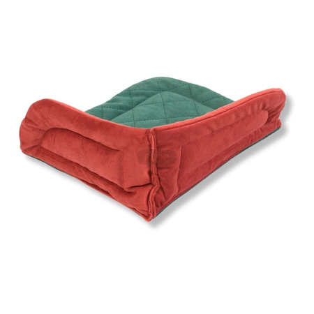 Świąteczne legowisko narożne dla szynszyli i koszatniczek 2025