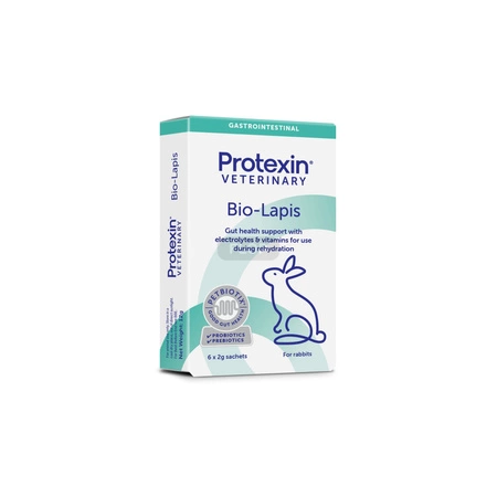 Bio-Lapis 6x2g preparat 4w1 dla szynszyli: probiotyk, prebiotyk, elektrolit i witaminy