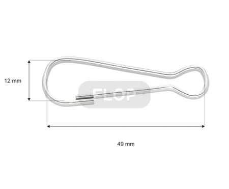Karabińczyk 5 cm - 1 szt.