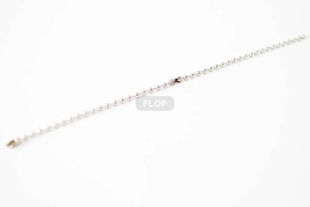 Łańcuszek kulkowy 12cm - przedłużacz do zabawek w klatce