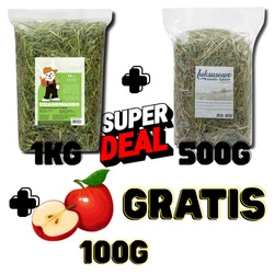 TIVO Usianowanko 1 kg + Sianko luksusowe 500g  + jabłko suszone 100g GRATIS