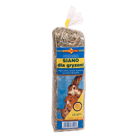Siano łąkowe dla szynszyli Agrovita 12-15l (ok 300g)
