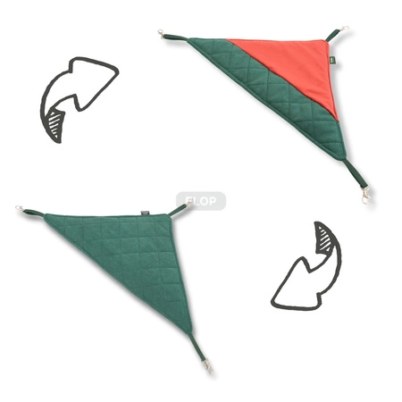 Świąteczny hamak narożny dla małych zwierząt 2025