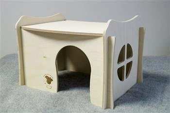 Domek z otwieranym dachem dla szynszyli