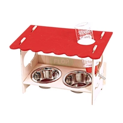 Szwedzki stół dla szynszyli z poidełkiem