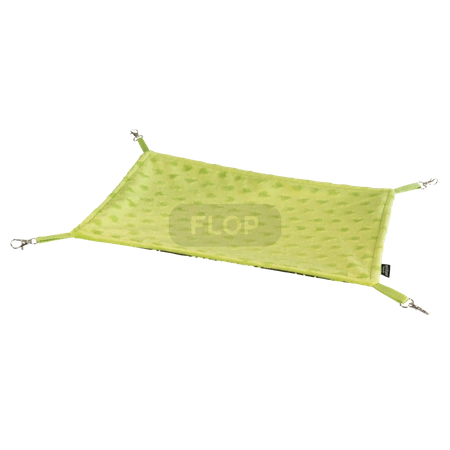 Hamak prostokątny w liście na czarnym tle