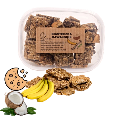 Ciasteczka hawajskie 80g