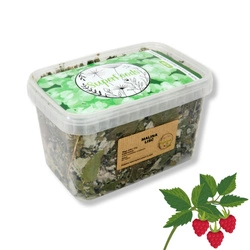 Malina (Rubus idaeus folium L.) liść 100g / pudełko 1200ml  dla szynszyli