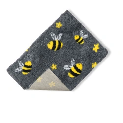 Vetbed® Non-Slip M (100x75cm) -  pszczółki na grafitowym tle