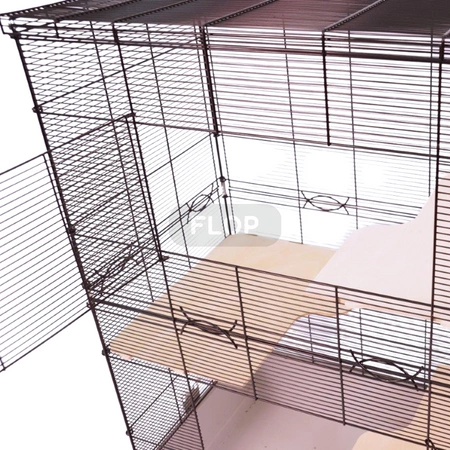 Loco Sombrero 80 - wysoka klatka / woliera dla szynszyli i koszatniczek