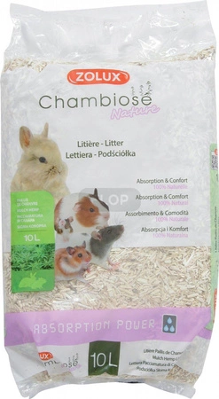 ZOLUX ściółka lniana Chambiose Nature 10l