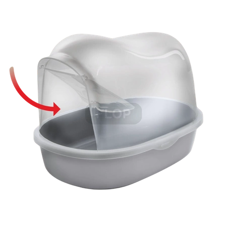 Plastikowa kąpielówka z drzwiczkami dla szynszyli