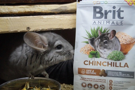 Brit Animals Chinchilla Complete 300g kompletka karma dla szynszyli