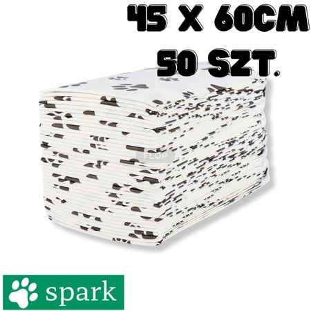 Spark  Podkłady jednorazowe pod VetBed 45x60 cm 50 szt. dla szynszyli