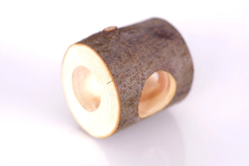 Paśnik / wydrążony pień z jabłoni pokryty korą do gryzienia SuperFoods