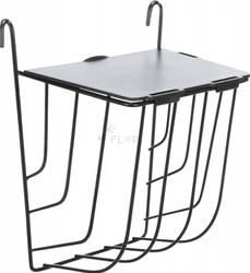 Mały podwieszany paśnik metalowy z pokrywką dla szynszyli