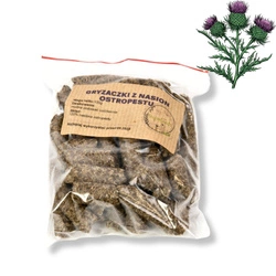 Gryzaczki z ostropestu 100% dla szynszyli 100g SuperFoods