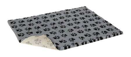 Vetbed® Non-Slip L (100x150cm) szary w czarne łapki
